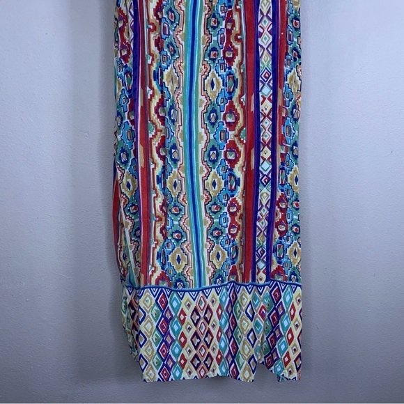 LARGE ANGIE SOUTHWEST TANK WESTERN BEADED EMBROIDERED SLEEVELESS TOP - Picture 5 of 9